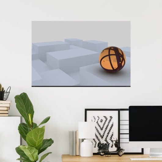 明度 ポスター (ホームオフィス)