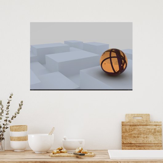 明度 ポスター (キッチン)