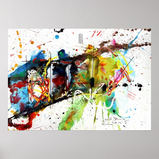 明快な夢 ポスター (正面)