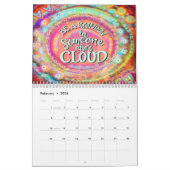 明感動的るいやる気を起こさせる カレンダー (2月 2026)