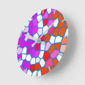 明数々のるい模様 ラウンド壁時計 (傾斜)