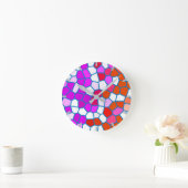 明数々のるい模様 ラウンド壁時計 (ホーム)