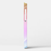 明数々のるい色の虹は長い線で覆われる。D Case-Mate iPhoneケース (裏面 / 左)