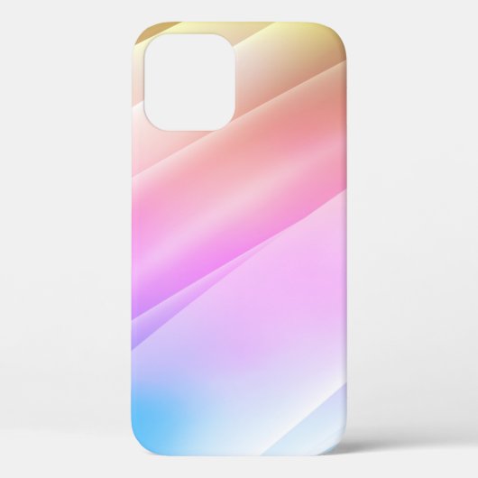 明数々のるい色の虹は長い線で覆われる。D Case-Mate iPhoneケース (裏面)