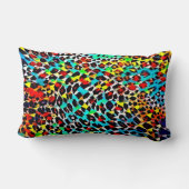 明数々の色モザイク ランバークッション (裏面)