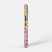 明数々の色抽象デザイン SAMSUNG GALAXYケース (右側面)