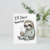 明日からスロッおもしろいト動物 ポストカード (スタンド正面)