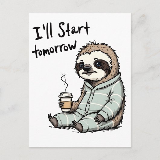 明日からスロッおもしろいト動物 ポストカード (正面)