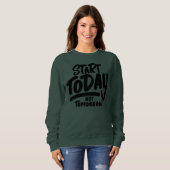 明日から今日に始まる スウェットシャツ (正面フル)