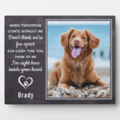 明日から犬の愛玩動物追悼会 フォトプラーク (正面)