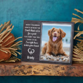 明日から犬の愛玩動物追悼会 フォトプラーク (側面)