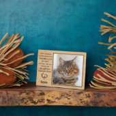 明日から猫の記念撮影 フォトプラーク (側面)