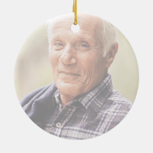 明日が私なしで始まる場合オーナメント セラミックオーナメント (裏面)