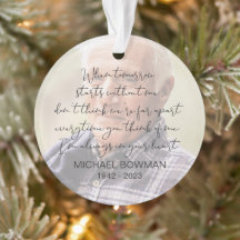 明日が私なしで始まる時アクリルオーナメント