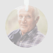 明日が私なしで始まる時アクリルオーナメント オーナメント (裏面)