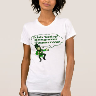 明日つるに今日アイルランド語 Tシャツ