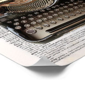 明日と今日の光 – ブラウニング引用文 ポスター (角)