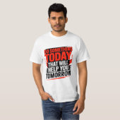 明日につながる今日を –  Tシャツ (正面フル)