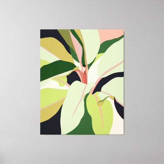 明日に庭を信じ植える キャンバスプリント (正面)