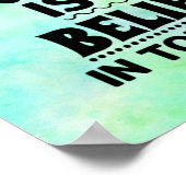 明日に庭を信じ植える ポスター (角)