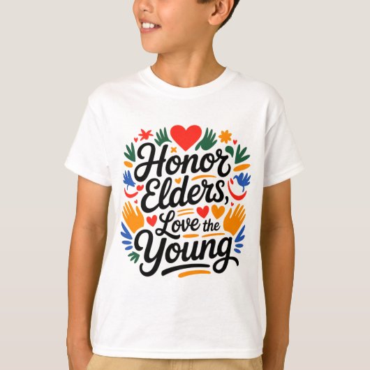 明日のために今日何か始めよう Tシャツ (正面)