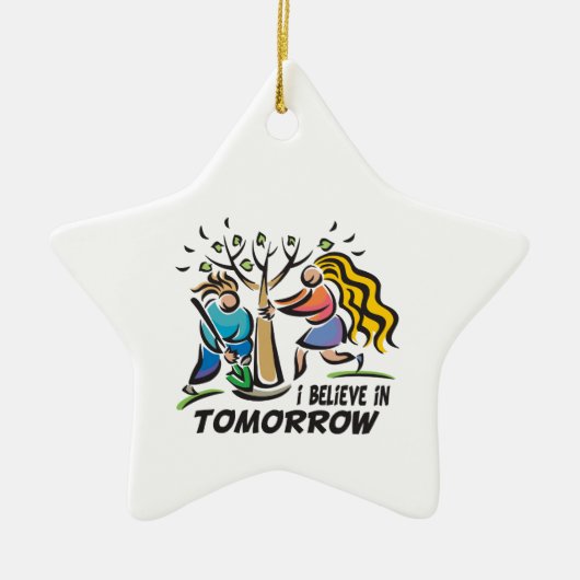 明日のための木 セラミックオーナメント (正面)