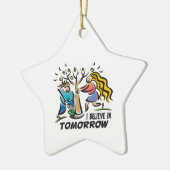 明日のための木 セラミックオーナメント (左)