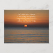 明日のはがきにストレスしなやる気を起こさせるい ポストカード (正面)