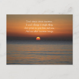 明日のはがきにストレスしなやる気を起こさせるい ポストカード