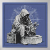 明日のエコー – Solarpunk Poster ポスター (正面)