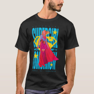 明日のスーパーガール カラー Tシャツ