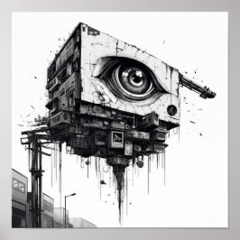 明日のセンチネル：将来の監視カメラP ポスター