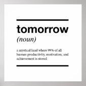 明日のポス感動的ター ポスター (正面)