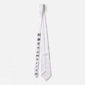 明日のメンズデザイナータイ ネクタイ (裏面)