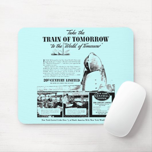 明日の列車-ニューヨークの本部の鉄道 マウスパッド (マウス)