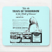 明日の列車-ニューヨークの本部の鉄道 マウスパッド (正面)