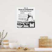 明日の列車 – New York Central Railroad ポスター (キッチン)