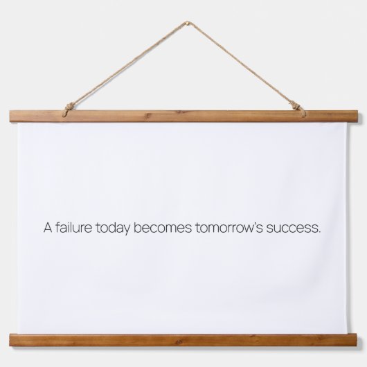 明日の成功ウッドトップウォールタペストリー 吊り下げ型タペストリー (正面)