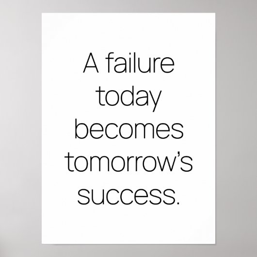 明日の成功ポスター ポスター (正面)