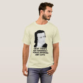 明日の提出物 Thomas Jefferson Juby Tシャツ (正面フル)