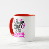 明日の日に何か救済す- マグカップ (正面左)