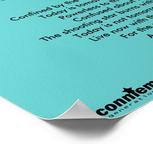 明日の昨日のポスター ポスター (角)