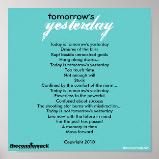 明日の昨日のポスター ポスター