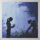 明日の植栽 – Solarpunk Poster ポスター (正面)