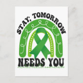 明日の滞在が必要あなたメンタルヘルス認識度Ra 案内ポストカード (正面)