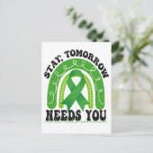 明日の滞在が必要あなたメンタルヘルス認識度Ra 案内ポストカード (スタンド正面)