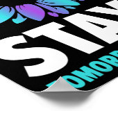 明日の滞在が必要あなたメンタルヘルス認識度Su ポスター (角)