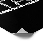 明日の滞在はメンタルヘルスが必要 ポスター (角)