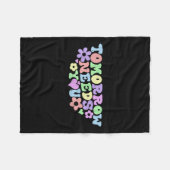 明日の滞在は自殺を防止する必要がある粟原 フリースブランケット (正面(横))