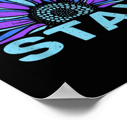 明日の滞在は自殺を防止する必要がある粟原 ポスター (角)